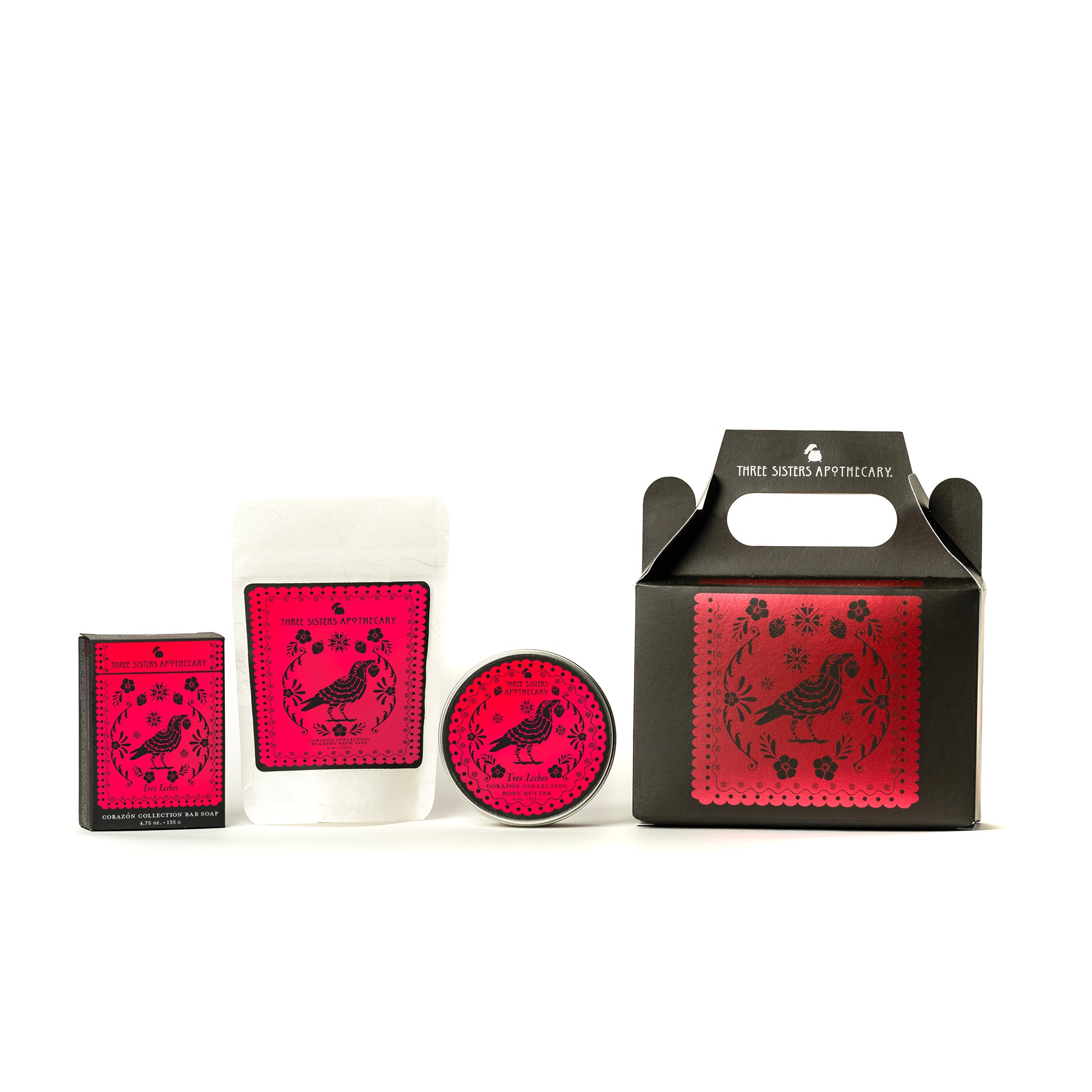 Agatha's Soul Cauldron 2枚セット Corazón Gift Collection - Tres Leches – Soap Cauldron