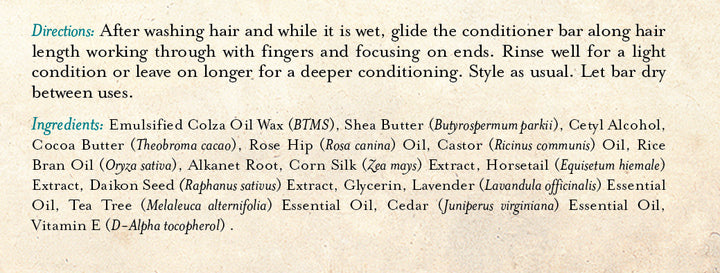 Conditioner Bar Lavender & Tea Tree