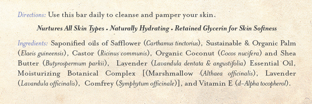 Bar Soap French Lavender