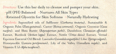 Bar Soap Vernal Equinox