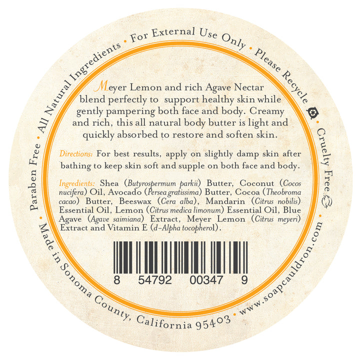 Body Butter Meyer Lemon & Agave