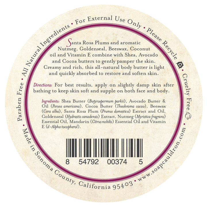 Body Butter Santa Rosa Plum & Nutmeg