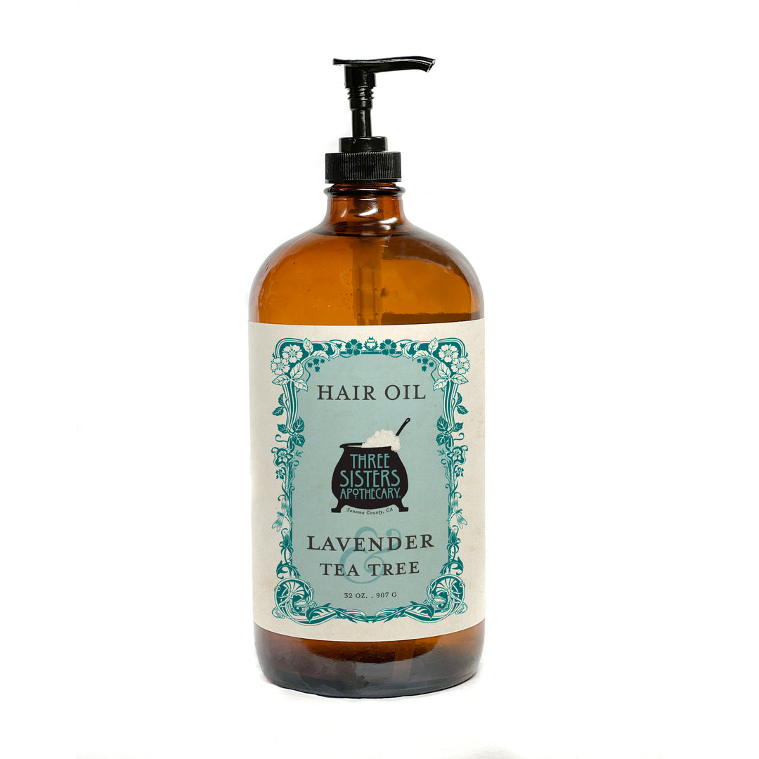 tea tree oil lavender coconut oil Hair Oil Lavender Tea Tree – Soap Cauldron