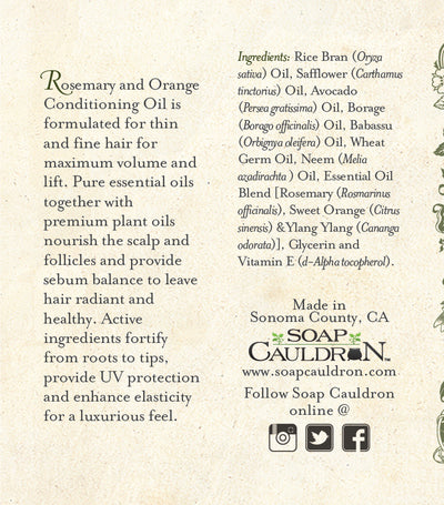 Hair Oil Rosemary & Orange