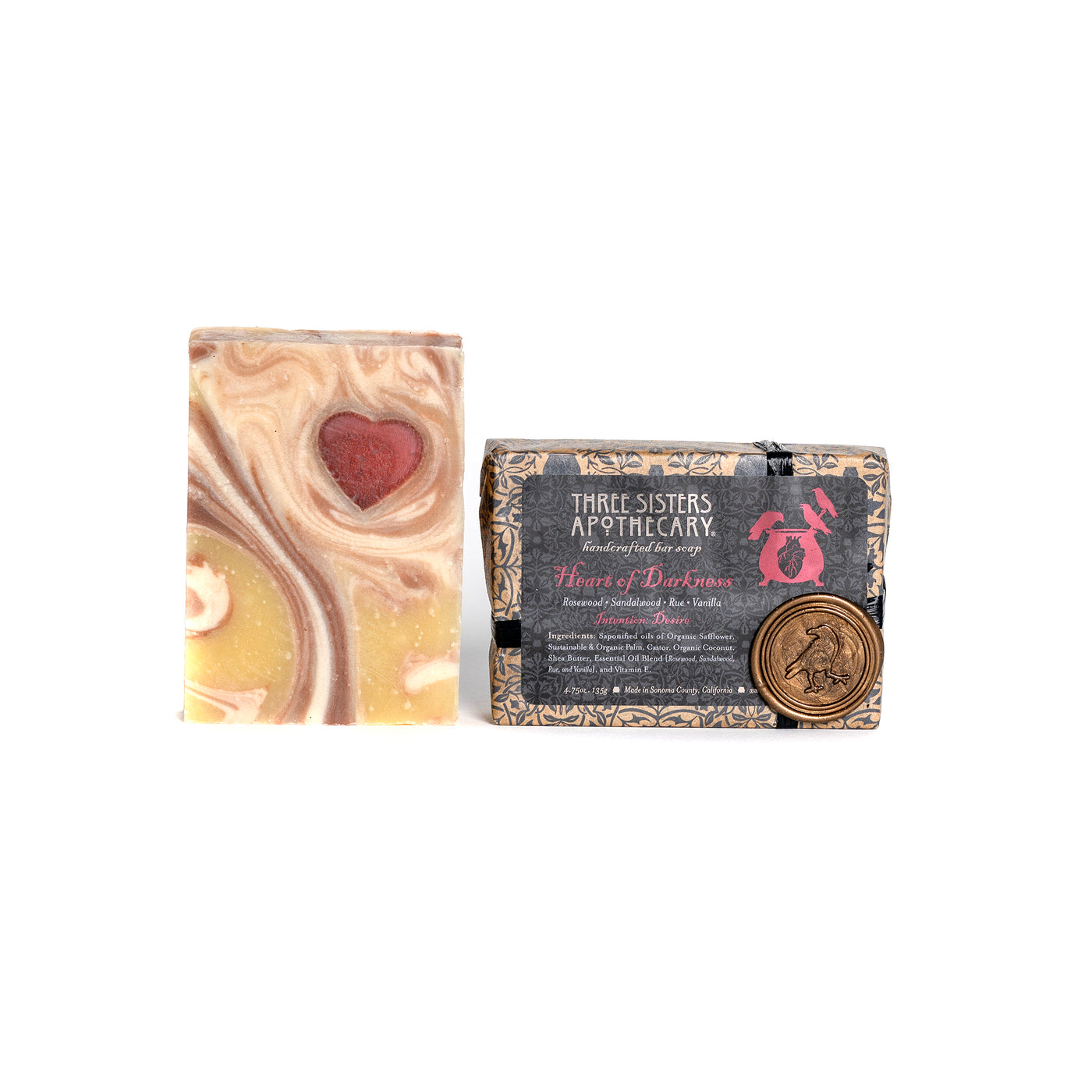 Intentions Bar Soap - Heart of Darkness