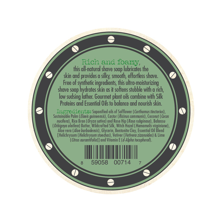 Shave Soap Vetiver & Lime