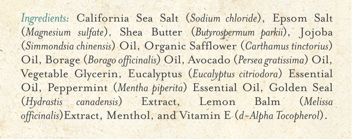 Sea Salt Scrub Eucalyptus & Mint