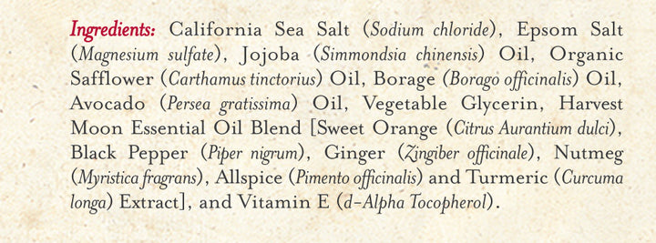 Sea Salt Scrub Harvest Moon