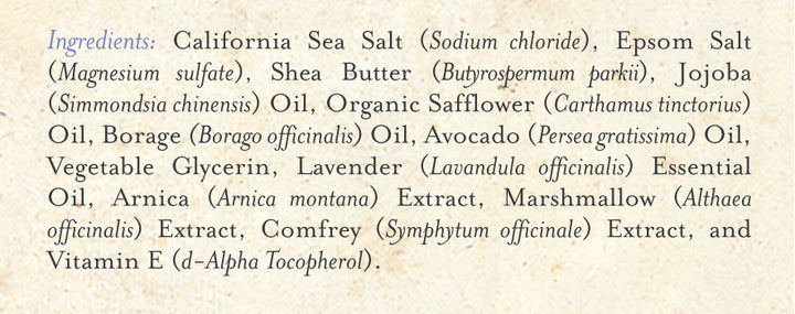 Sea Salt Scrub French Lavender