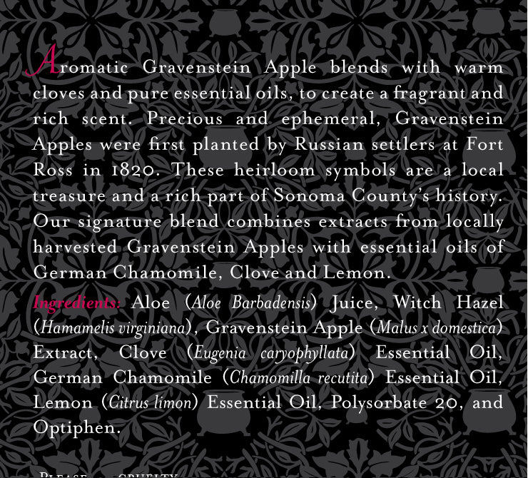 Aromatherapy Mist Gravenstein Apple & Clove