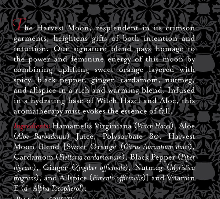Aromatherapy Mist Harvest Moon