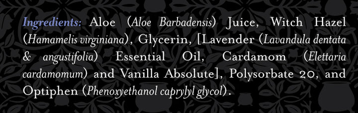 Aromatherapy Mist Lavender & Mexican Vanilla