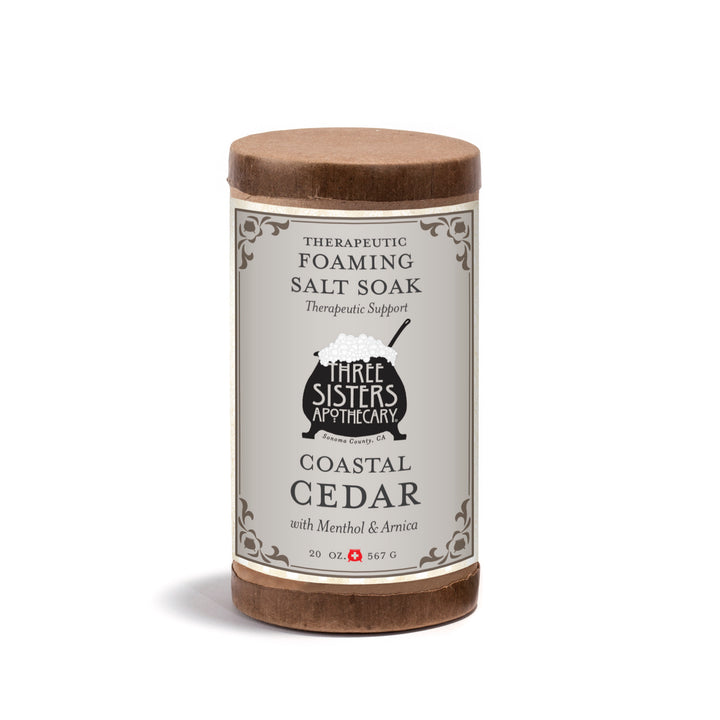 Therapeutic Foaming Bath Salt Soak Coastal Cedar