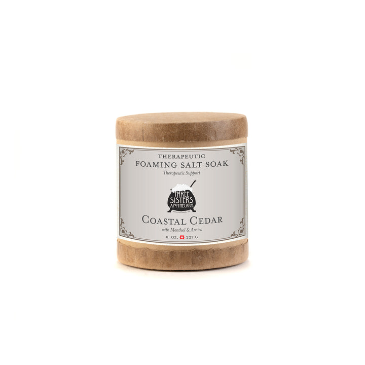 Therapeutic Foaming Bath Salt Soak Coastal Cedar