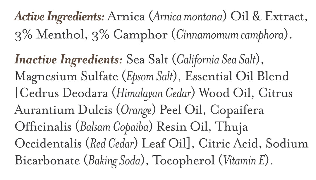 Therapeutic Foaming Bath Salt Soak Coastal Cedar