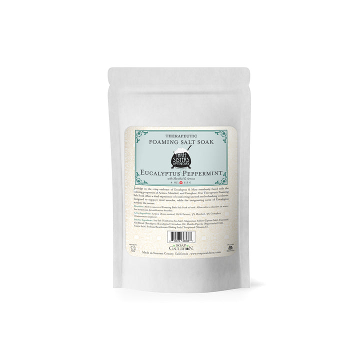 Bath Salt Soak Therapeutic Foaming Eucalyptus & Peppermint