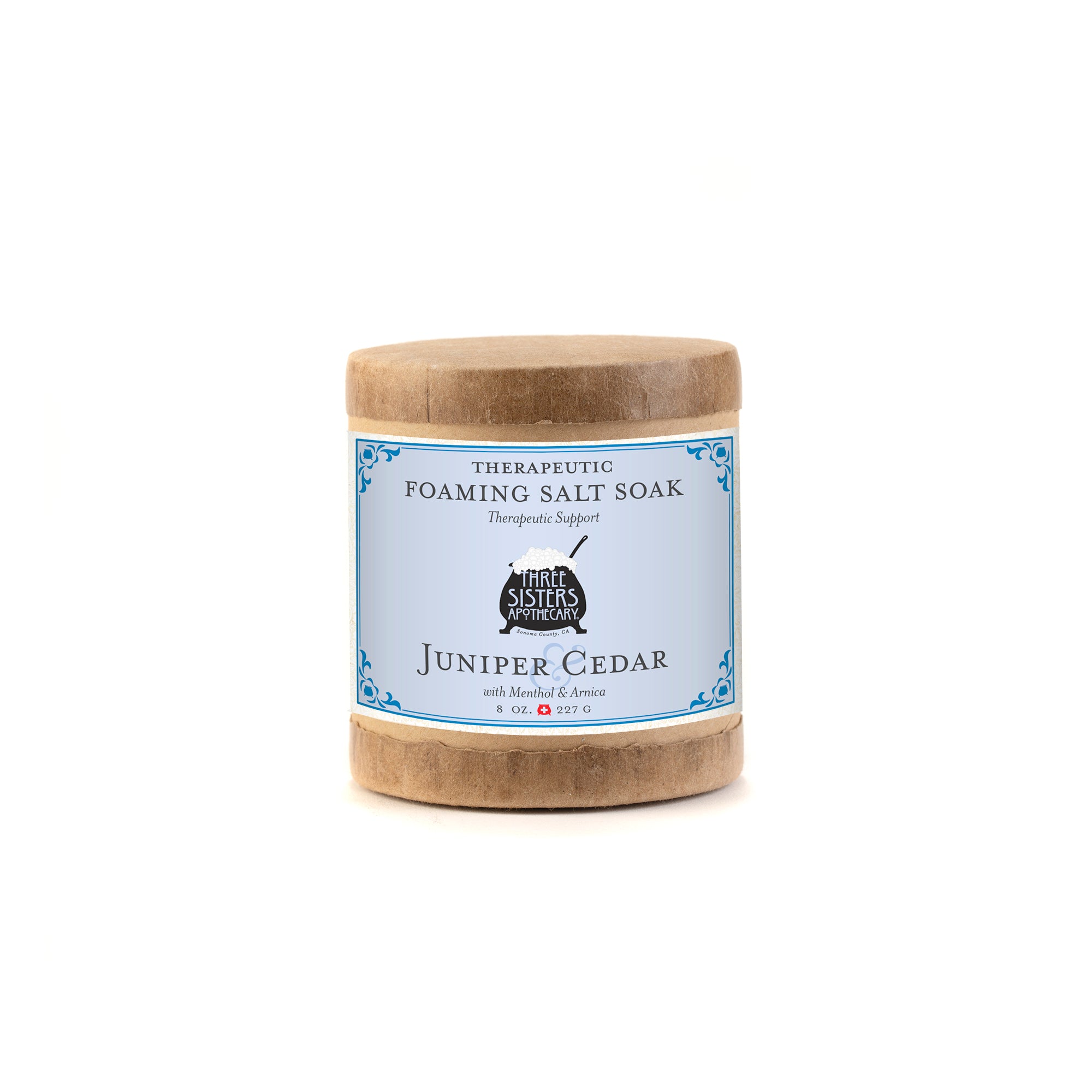 Bath Salt Soak Therapeutic Foaming Juniper & Cedar – Soap Cauldron