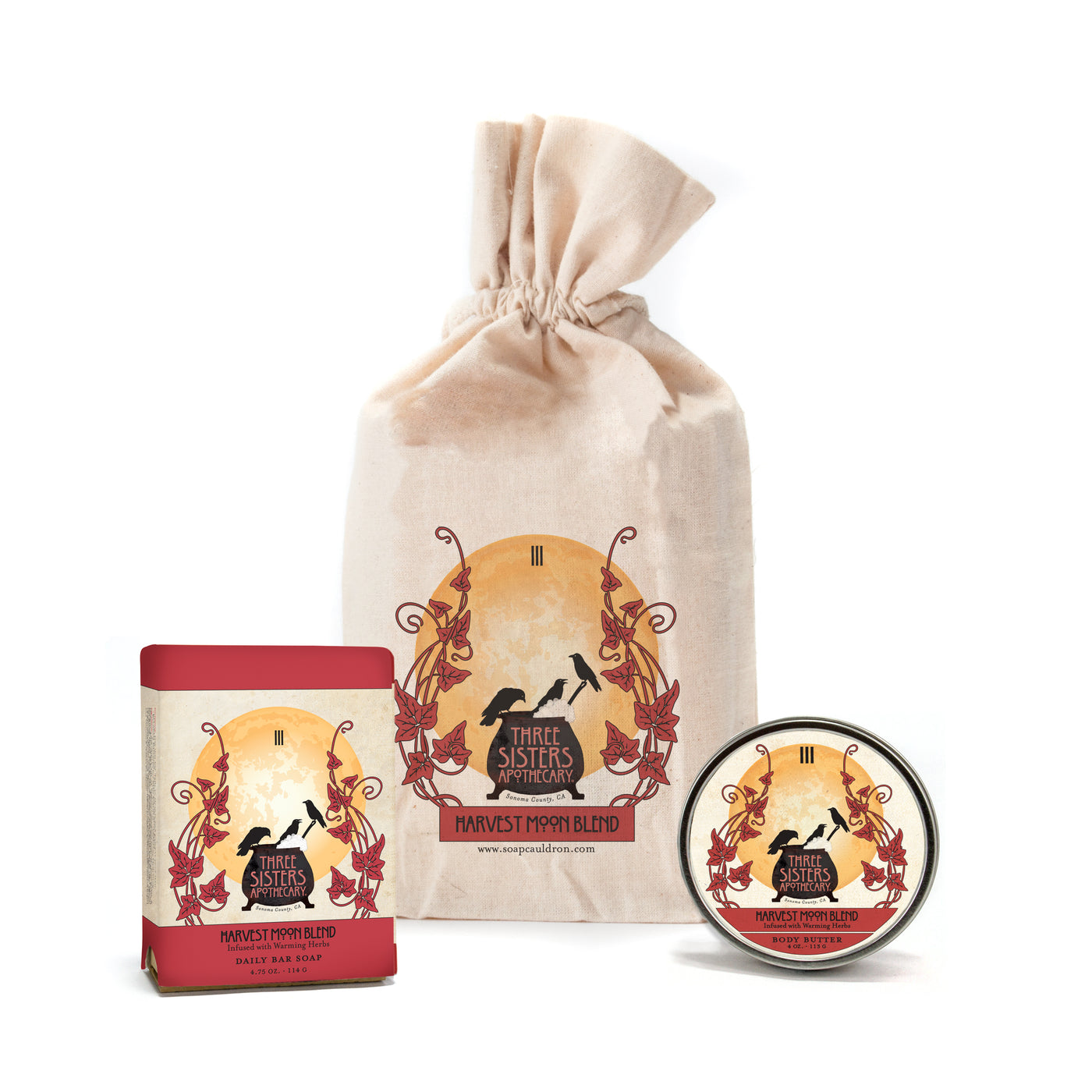 Harvest Moon Bar Soap and Body Butter Gift Set