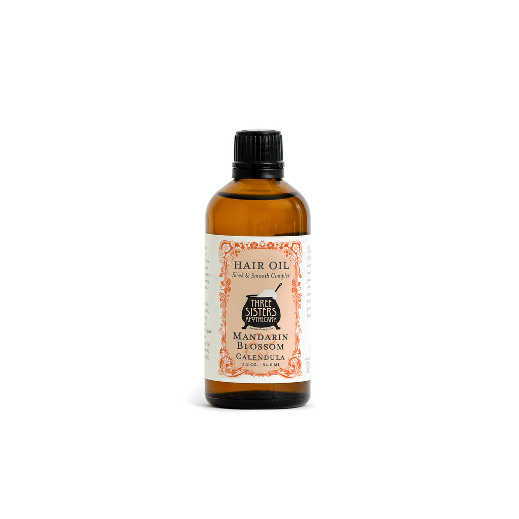 Hair Oil Mandarin Blossom & Calendula – Soap Cauldron