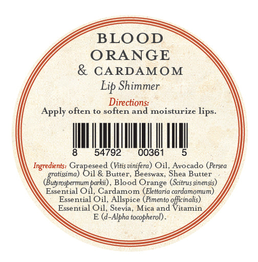 Lip Shimmer Blood Orange & Cardamom