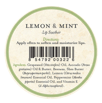 Lip Soother Lemon & Peppermint