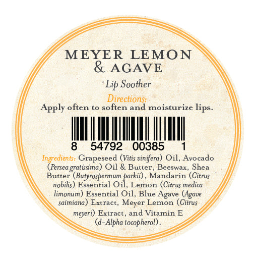 Lip Soother Meyer Lemon & Agave Nectar
