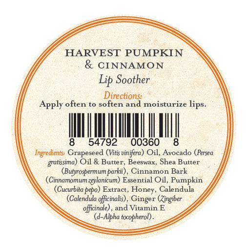 Lip Soother Harvest Pumpkin & Cinnamon