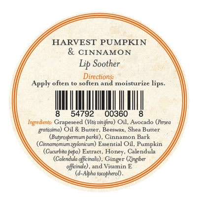 Lip Soother Harvest Pumpkin & Cinnamon