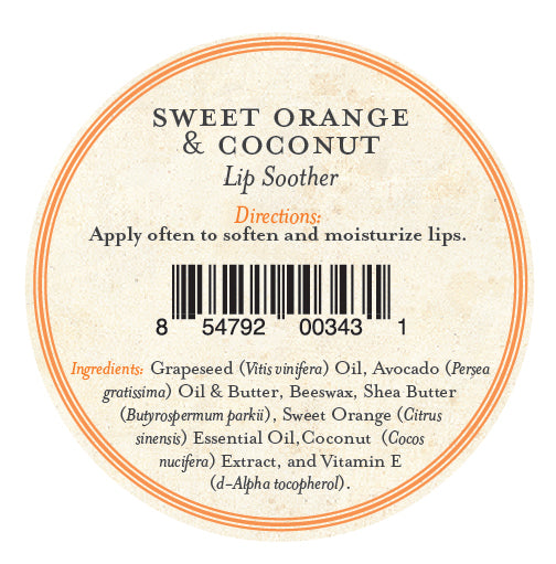 Lip Soother Sweet Orange & Coconut