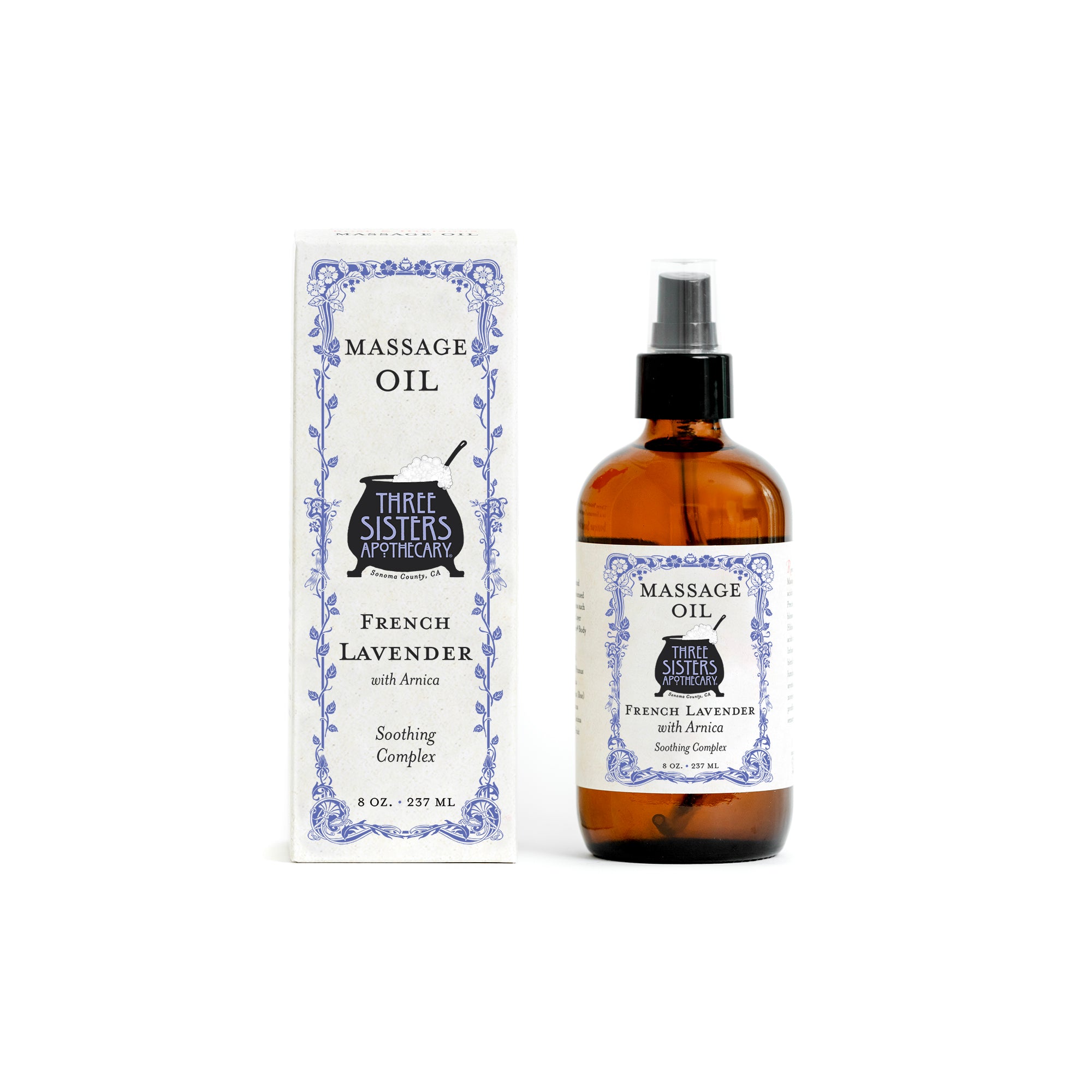 Massage Oil French Lavender with Arnica – Soap Cauldron