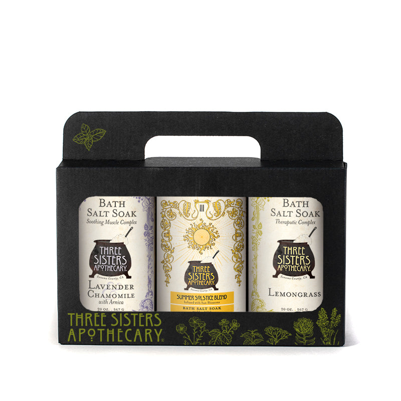 Bath Salt Gift Tote Summer Set