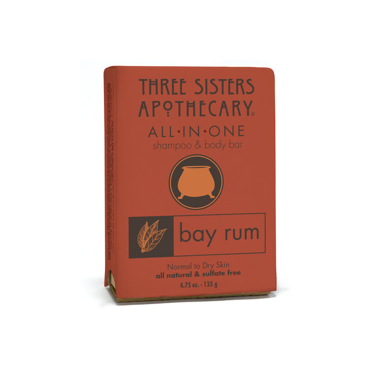 Shampoo & Body Bar All in One Bar Bay Rum Normal to Dry