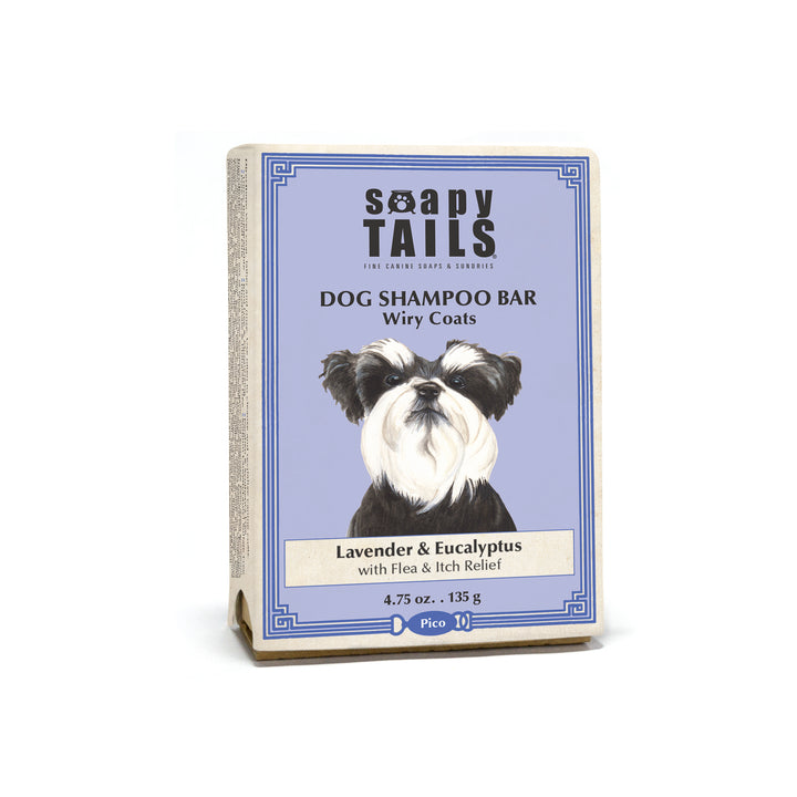Lavender & Eucalyptus Dog Shampoo Bar for Wiry Coats
