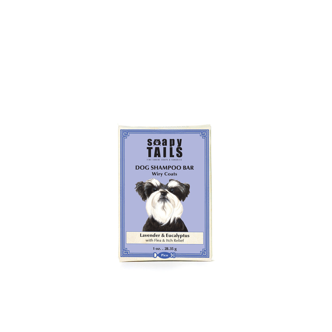 Lavender & Eucalyptus Dog Shampoo Bar for Wiry Coats