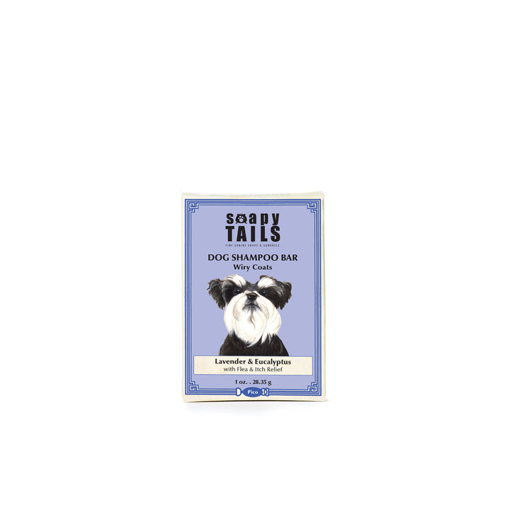 Lavender & Eucalyptus Dog Shampoo Bar for Wiry Coats
