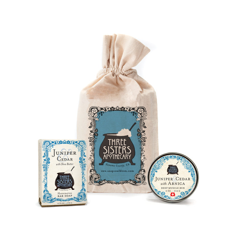 Muslin Bar Soap and Body Butter Gift Set