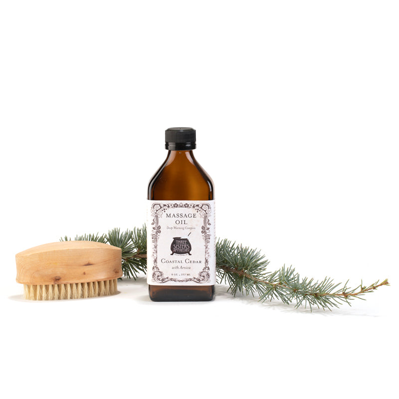 Massage Oil Coastal Cedar with Arnica