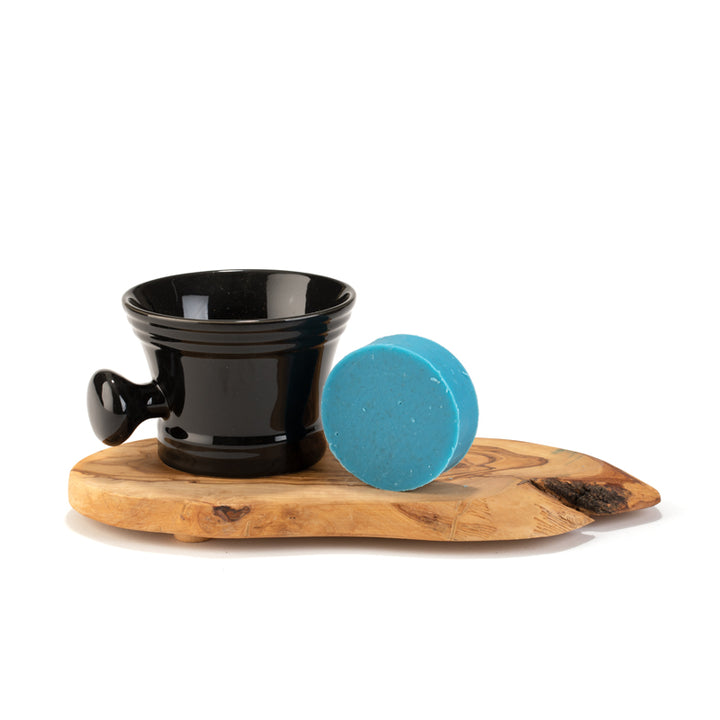 Shaving Bowl - Black Porcelain
