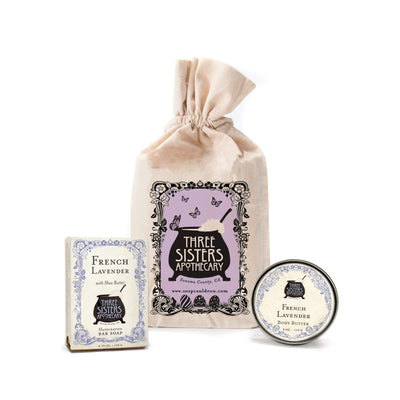 Muslin Easter Gift Set - Bar Soap and Body Butter