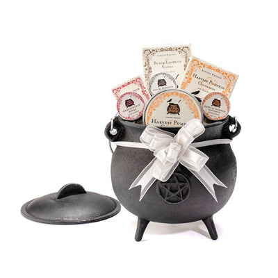 Pot Bellied Gift Cauldron - 7 1/2" Diameter