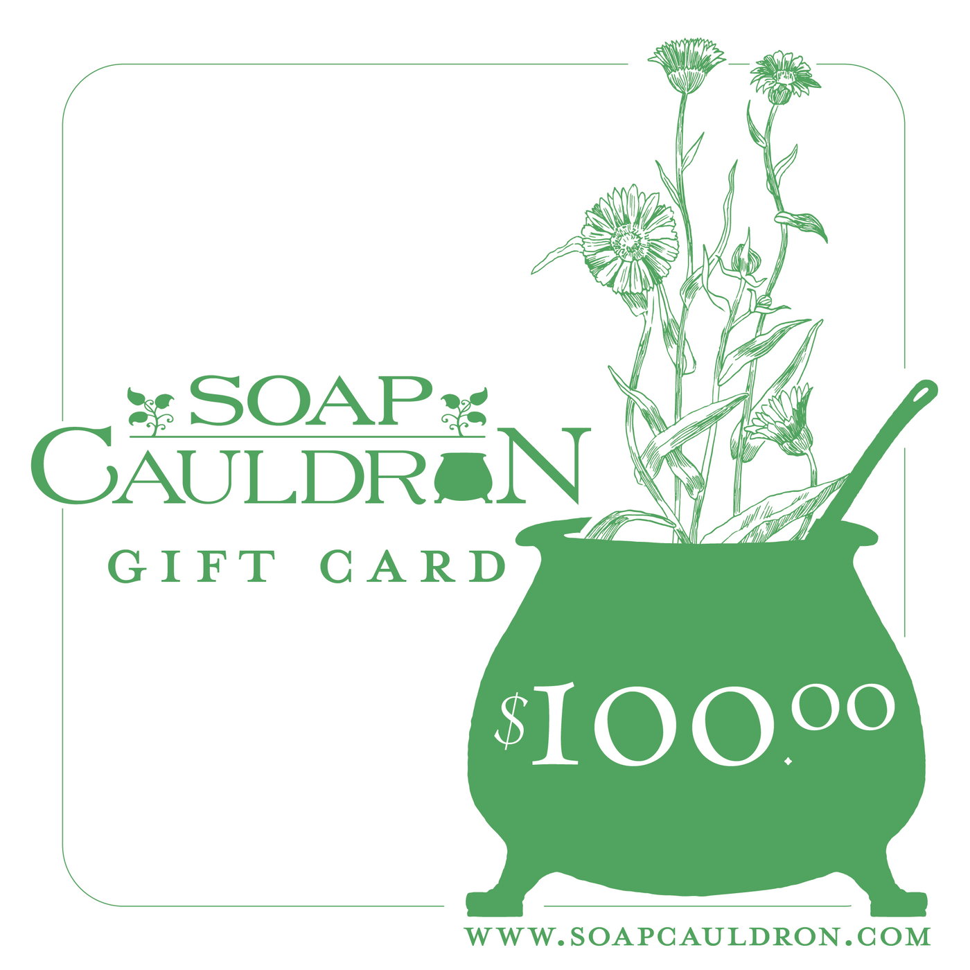 Soap Cauldron Gift Cards