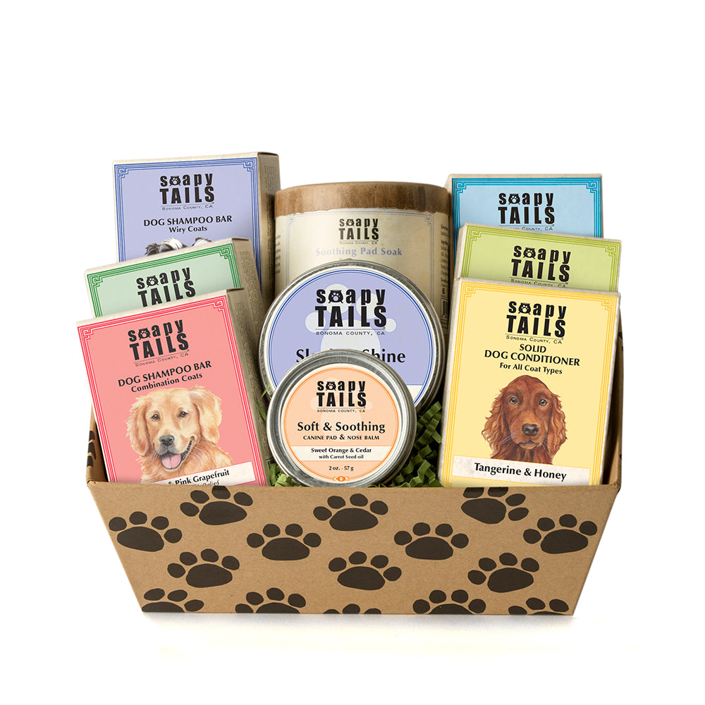 Soapy Tails Complete Canine Care Gift Set